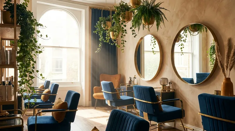 Bright salon interior with styling chairs, How to Start a Tattoo or Body Piercing Studio in Oklahoma