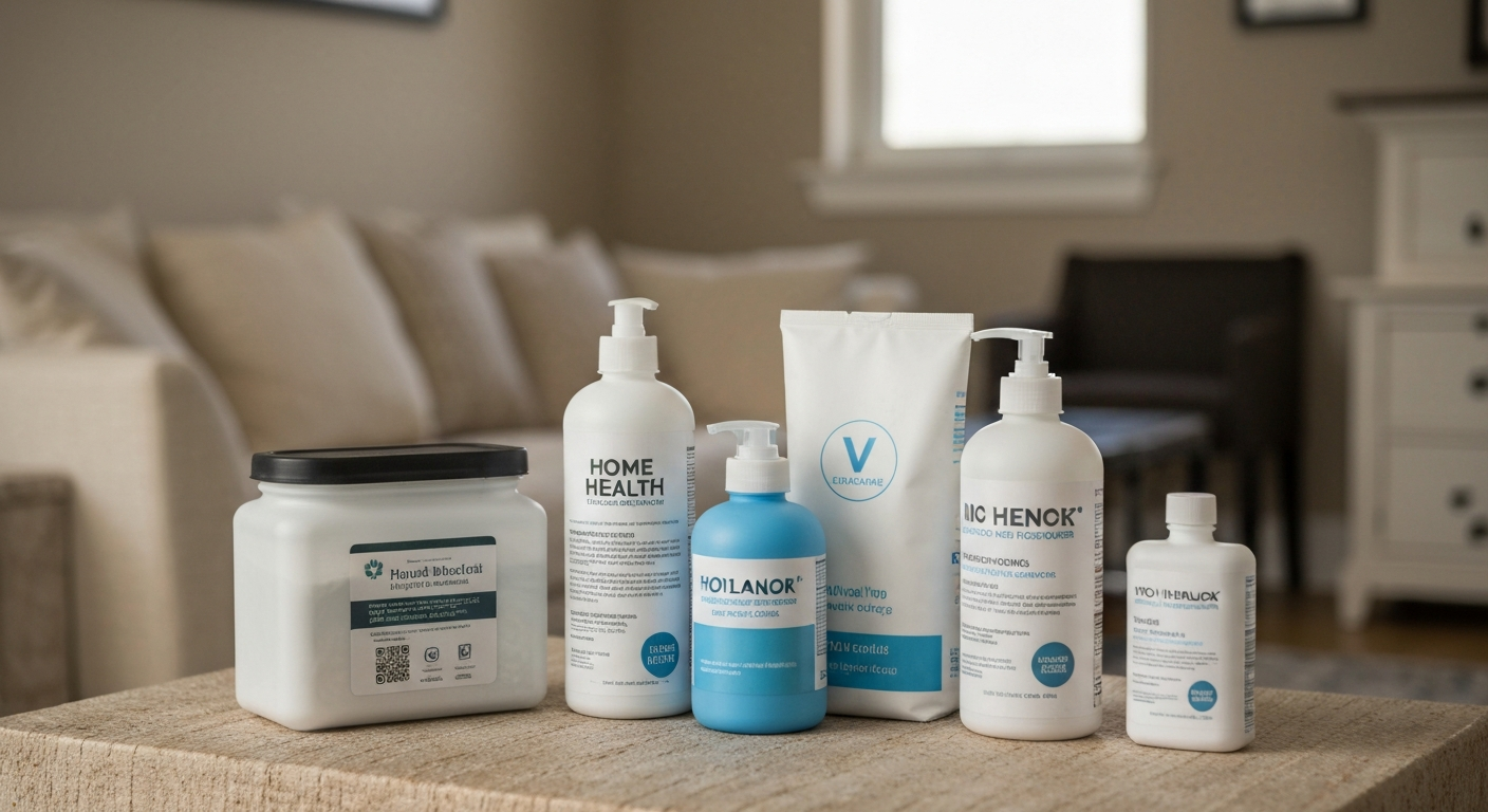 Home health care supplies in an Oklahoma residential setting
